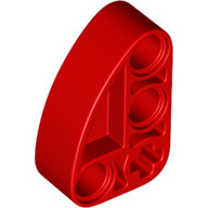 Lego rameno 2x3 písmeno D, červená (6381444)